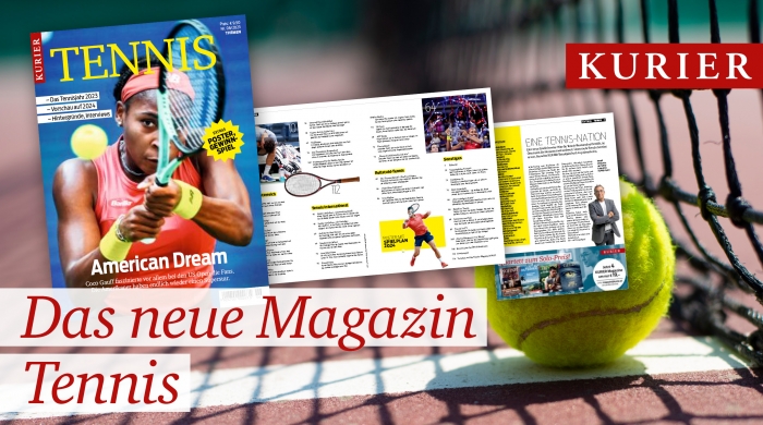 teaserkuriermagazintennis © KURIER